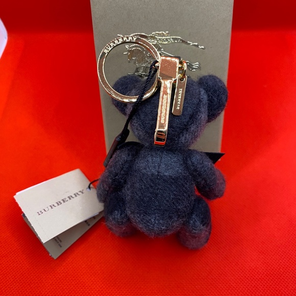 NWT Limited Edition Burberry Charcoal Bear Keychain - Picture 7 of 9